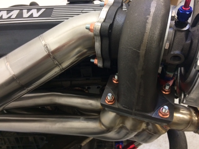 GT35 turbo downpipe collector