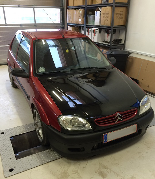 Tunet citroen saxo med 416 hk