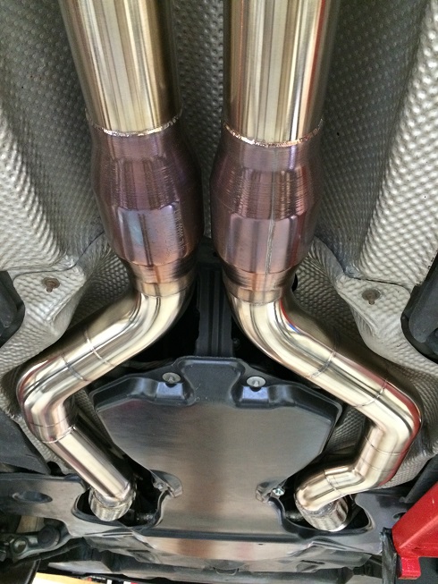 Undervognen på en Mercedes AMG