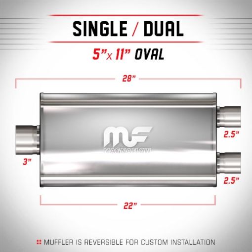 Billede af Magnaflow mellempotte 3" - 12588