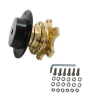 Billede af Quick release til rat sort 68 mm