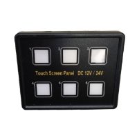 Billede af Touch Screen Panel - 6 kanals med termosikring - LAGERSALG