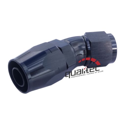 Billede af 30gr. AN fitting - AN-16 - Sort - High flow