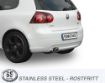 Billede af Simons catback udstødning Audi A3 8P/VW Golf 5/Golf 6 2x80 mm