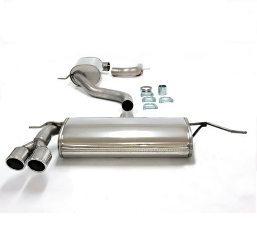 Billede af Simons catback udstødning Audi A3 8P/VW Golf 5/Golf 6 2x80 mm