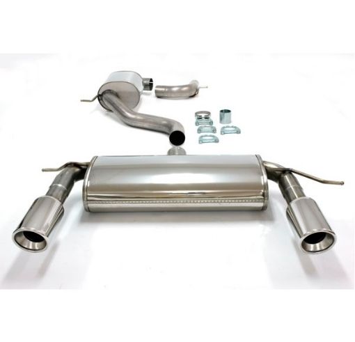 Billede af Simons catback udstødning Audi A3 8P/SEAT Altea/VW Golf 5/VW Golf 6 2x100 mm