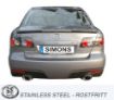 Billede af Simons catback udstødning Mazda 6 MPS 2.3 Turbo