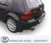 Billede af Audi A3 / VW Golf 4 / New Beetle - Simons catback udstødning