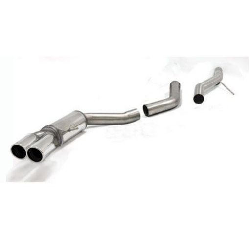 Billede af Simons catback udstødning Audi A4 B8/A5 B8 2.0 TDI 2x80 mm