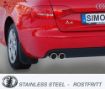 Billede af Simons catback udstødning Audi A4 B8/A5 B8 2.0 TDI 2x80 mm