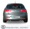 Billede af Seat Leon 2.0 TFSI - Simons udstødning (2 x Oval afgang)
