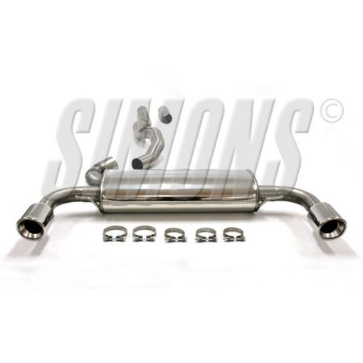 Billede af Simons catback udstødning BMW F34 GT 318d/320d 2x90 mm