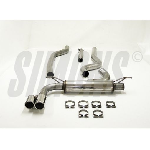 Billede af Simons catback udstødning BMW F34 GT 318d/320d 2x80 mm