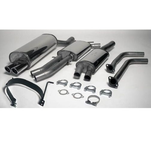 Billede af BMW E46 - 320i/325i/330i Sedan/Saloon Touring Coupé Cabrio M54- 2.2/2.5/3.0L - Simons catback udstødning