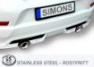 Billede af Simons catback udstødning Volvo C30 T5 Facelift