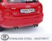 Billede af Simons catback udstødning Audi A3 8PA 2WD 1.4 TFSI/2.0 TFSI