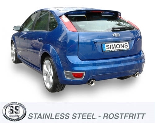 Ford Focus ST 225 hp - Simons Catback Qualitec.dk