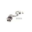 Billede af Simons catback udstødning Saab 9-3 1.8T/2.0T/Aero 58L 2x80 mm