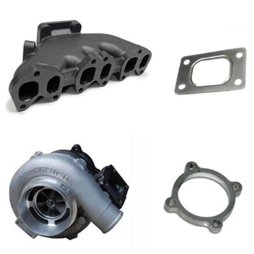 Billede af VR6 12 ventilet turbokit - Exhaust kit