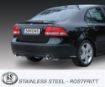 Billede af Simons catback udstødning Saab 9-3 1.8T/2.0T/2.8T/Aero 61L 2x100 mm