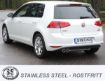 Billede af Simons catback udstødning VW Golf 7 1.2 TSI/1.4 TSI 2x80 mm