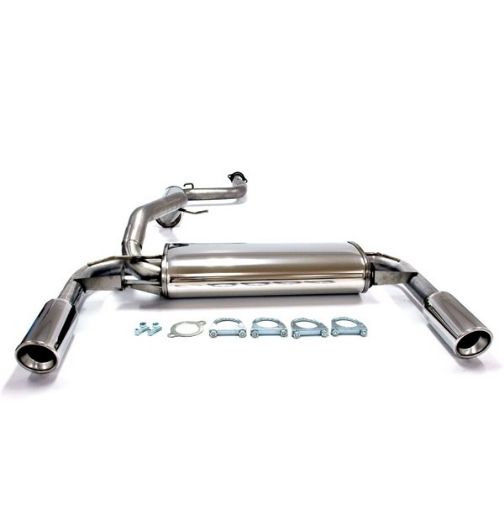 Billede af Simons catback udstødning Volvo S40/V50 T5 2WD