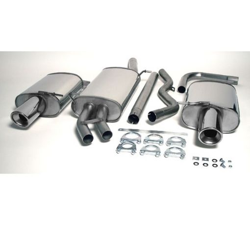 Billede af Simons catback udstødning Audi A4 B6/B7 2WD 1.8T/2.0 TFSI