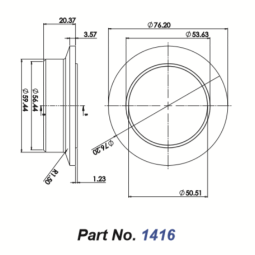 Billede af Tial Turbines for Garrett GT/GTX 28/30/35 center cartridges