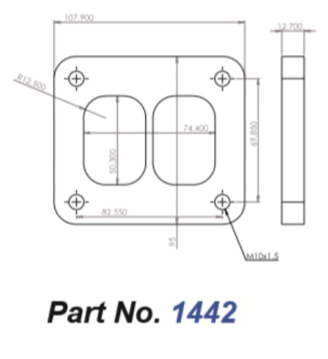 Billede af Divided T4 - Flange