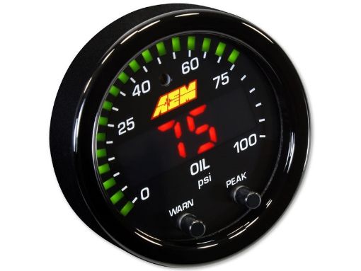 Billede af AEM X-Series 30-0301 trykmåler 0-100 PSI/0-7 bar