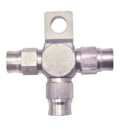 Billede af T-stykke til PTFE AN-3 slanger m/ beslag