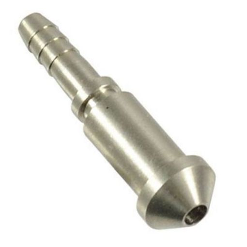 Billede af Convex male crimped end - 33,3mm lang - AN3 PTFE slange