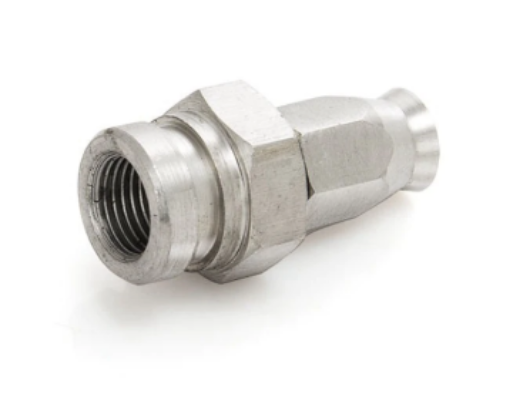 Billede af Female Hose End M10x1.5 - AN3 PTFE slange