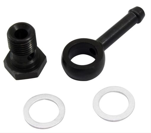Billede af AEM 90° banjo fitting kit til EFI brændstoftrykregulator