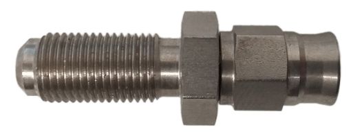 Billede af Straight Male Hose End M10x1.0 - AN3 PTFE slange - Lang