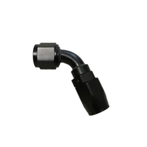 Billede af 60gr. PTFE AN fitting - AN-8- Sort