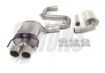 Billede af Simons catback udstødning Saab 9-3 1.8T/2.0T/Aero 61L 2x80 mm