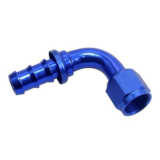 Billede af 90gr. AN fitting - Blå - Push lock