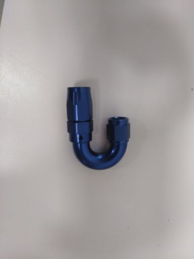 Billede af 180gr. AN fitting - Blå - High Flow