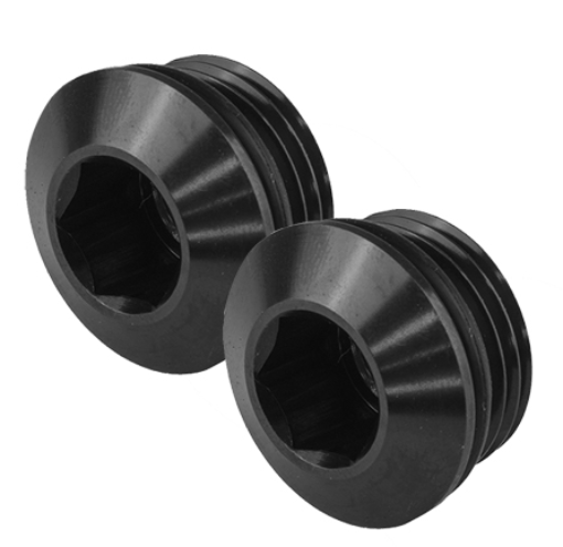 Billede af Slimline AN Prop - Han O-ring - Sort alu