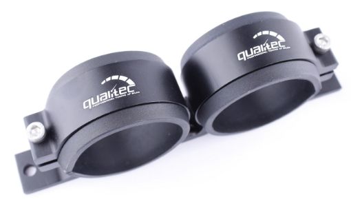 Billede af Dobbelt pumpe / filter beslag - 61mm - Sort