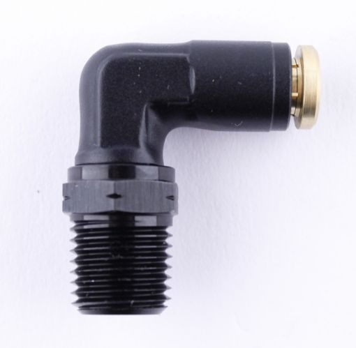 Billede af Pneumatik - 90 graders - 1/4" NPT - 1/4" / 6,35mm.