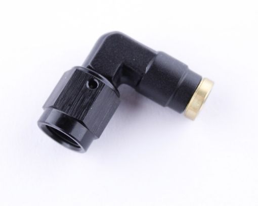 Billede af Pneumatik - 90 graders - AN4 - 1/4" / 6,35mm.