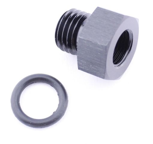 Billede af Sort Adapter Fitting - M12x1.5 - 1/8" NPT