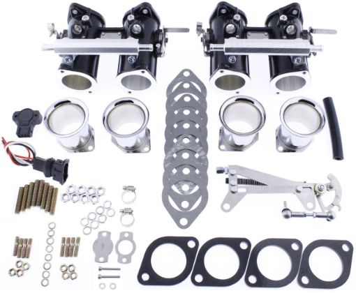 Billede af Komplet spjældhuse sæt - 4 cylinder - DCOE / IDF