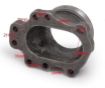 Billede af 5 boltet flange til GT2860 og GT2871 turbo - V-band - 3"/76mm.