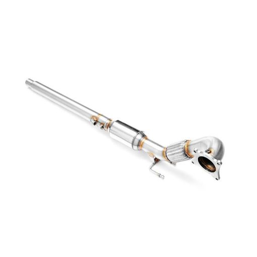 Billede af Downpipe + katalysator VAG A3, Leon, Octavia, Golf, Cupra, Jetta, Scirocco, Passat 2.0 TSi/TFSi