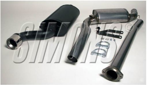 Billede af Saab 9000 Turbo  - Simons udstødning