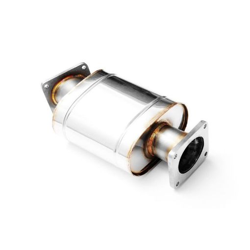 Billede af Downpipe med lyddæmper til BMW E60, E61 520D, E83 X3 20D M47N2