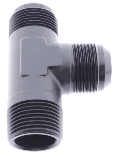 Billede af T-stykke AN-fitting med NPT i enden
